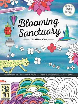 cover image of Blooming Sanctuary Coloring Book